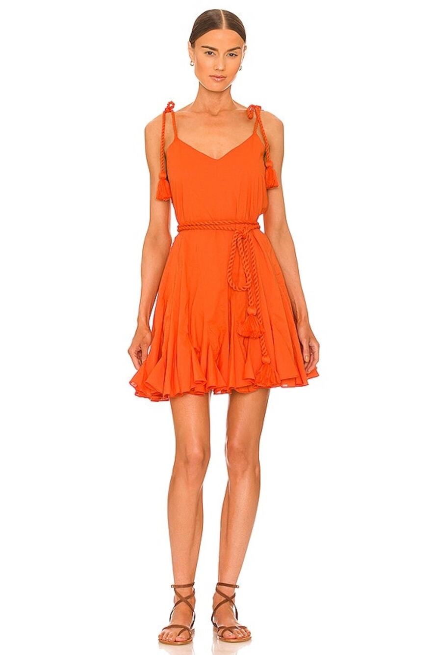Rhode Casey Mini Dress Beachy Summer Cocktail Vacation Cotton Beach Party S